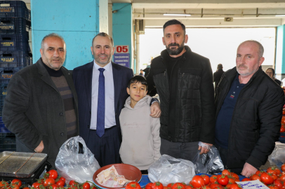 Başkan Tutuk, pazarcı esnafı ile buluştu