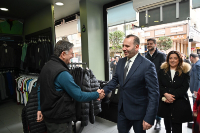 Başkan Tutuk, Fatih Caddesi esnafını ziyaret etti