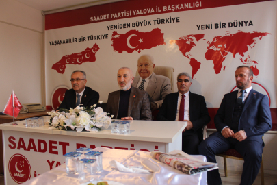 Saadet Partisi Yalova Belediye Başkan Adayı Celal Korkmaz, “Yolsuzluğa asla mücadele etmeyeceğiz”