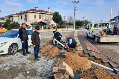 Yalova Kadıköy Belediye Başkanı Şahin çalışmaları yerinde inceledi