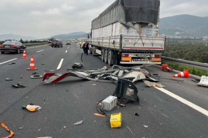 Yalova’da otobanda bir anlık dalgınlık faciaya neden oluyordu: 1 yaralı