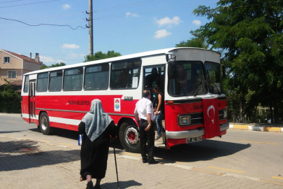 Yalova Seyrantepe’den İsmetpaşa Mahallesi Pazar Yeri’ne servis hizmeti