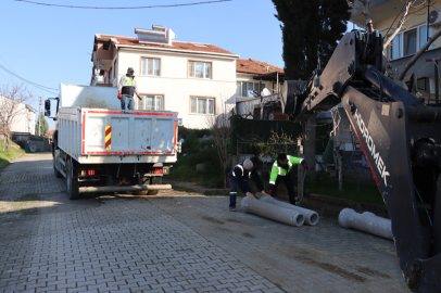 Yalova’da altyapı çalışmaları üstel sokakta devam ediyor