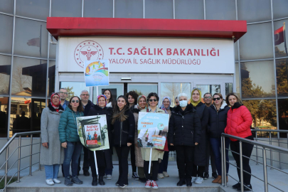 Yalova’da sağlıkçılar obeziteye dikkat çekmek için yürüdü