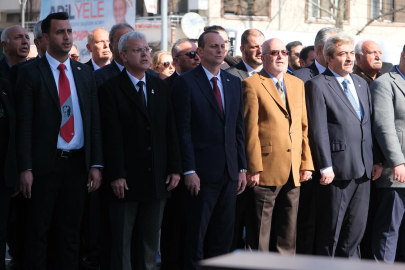 CHP Çiftlikköy Başkan Adayı Adil Yele 18 Mart Çanakkale Zaferi anma programına katıldı