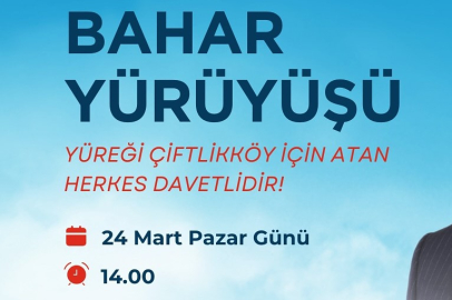 Çiftlikköy'de bahar yürüyüşü coşkusu yaklaşıyor