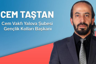 Cem Vakfı Yalova Şubesi Gençlik Kolları Başkanı Cem Taştan: ‘’ 1 Mayıs emek en yüce değerdir diyenlerin bayramıdır’’