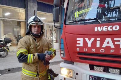 Yalova'da bir güvercin sıkıştığı yerden kurtarıldı