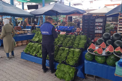 Çiftlikköy’de Pazar denetimi