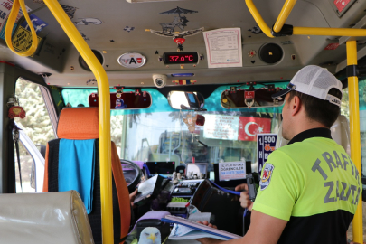 Çiftlikköy Belediyesi Trafik Zabıtası'ndan ticari araçlara yaz denetimi