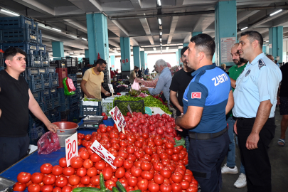 Yalova Belediyesi’nden pazaryeri denetimi