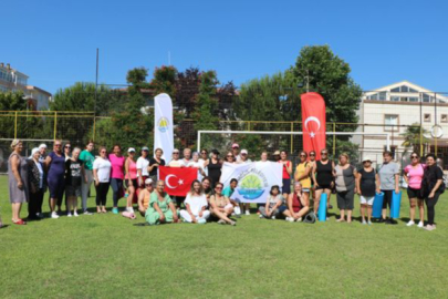 Çınarcık’ta kadınlara özel spor aktiviteleri büyük ilgi görüyor