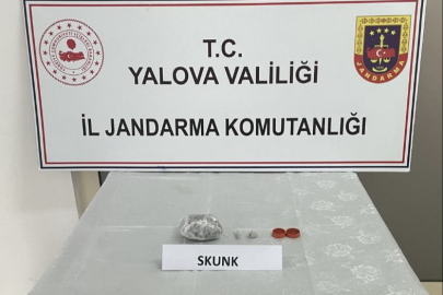 Yalova’da 71 gram skunk ele geçirildi