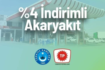 Kamu-Sen ve Türkiye Petrolleri, yüzde 4 akaryakıt indirimine imza attı