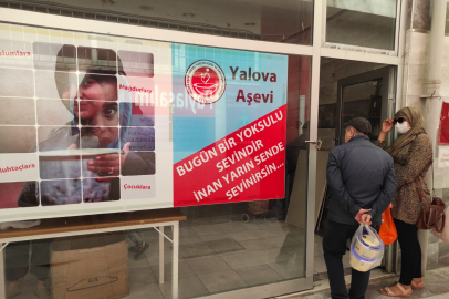 Yalova Aşevinde artık sıcak yemek yerine erzak dağıtılacak