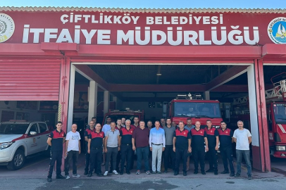 Çiftlikköy Belediye Başkanı Adil Yele “İtfaiyemizle gurur duyuyorum”