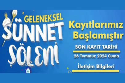 Çınarcık Belediyesi 2024 Toplu Sünnet Şöleni Kayıtları Başladı