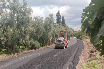 Tokmak Köyü Yolu asfaltlanıyor