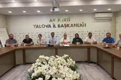 Yalova AK Parti İl Başkanlığı Haftalık Olağan Yönetim Kurulu Toplantısını Gerçekleştirdi