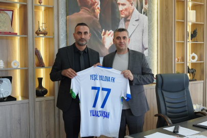 Yeşil Yalova Futbol Kulübü'nden Başkan Yılmaz Tavşan'a ziyaret