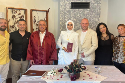 Termal Belediye Başkanı H. Sinan Acar genç çiftin nikah akdini gerçekleştirdi