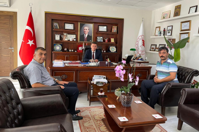 Yalova Tarım ve Orman İl Müdürü Selçuk Yaman, Fatih Mehmet Kayalı’yı ağırladı