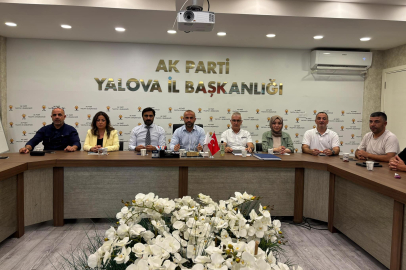 Yalova AK Parti İl Başkanlığı Haftalık Olağan Yönetim Kurulu Toplantısını Yaptı