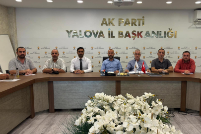 AK Parti Yalova İl Başkanlığı Haftalık Olağan İl Yönetim Kurulu Toplantısını Gerçekleştirdi