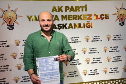 Cem Gümüş, Yalova AK Parti Merkez İlçe Başkanlığı için Adaylığını Açıkladı