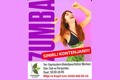 Kaytazdere’de Zumba dersleri başlıyor