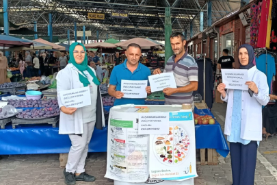 Çiftlikköy İlçe Sağlık Müdürlüğü sağlıklı beslenme konusunda vatandaşları bilgilendirdi