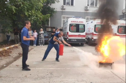 Yalova itfaiyesi eğitimlere devam ediyor