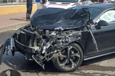 Şehit Ömer Faydalı Caddesi'nde kaza! Facia ucuz atlatıldı