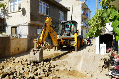 Armutlu Belediyesi'nden kış öncesi yol bakım atağı