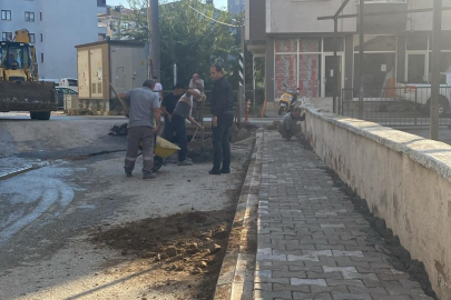 Esenköy’de kaldırım yenileme çalışmaları başladı