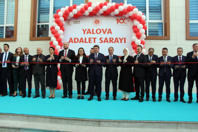 Yalova Adalet Sarayı Bakan Yılmaz Tunç’un katılımı ile açıldı