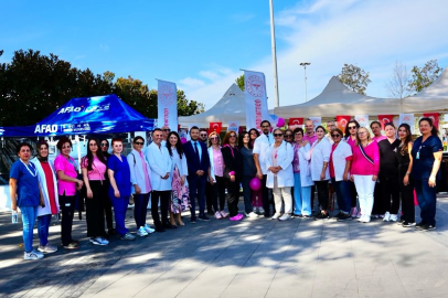 Başhekim Ergenç Can Özüm Sağlık Festivali'nde stantları gezdi