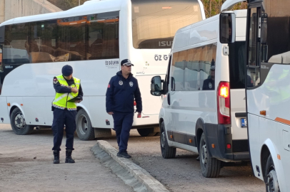 Altınova Belediyesi ve İlçe Jandarma Komutanlığından servis araçlarına sıkı denetim