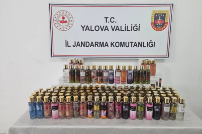 Yalova’da yasadışı parfüm operasyonu! 288 adet sprey parfüm ele geçirildi