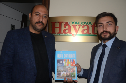 Yalova Ülkü Ocakları yeni İl Başkanı’ndan Yalova Hayat'a nezaket ziyareti