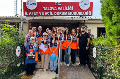 Yalova’da Destek AFAD Gönüllüsü Eğitimi verildi