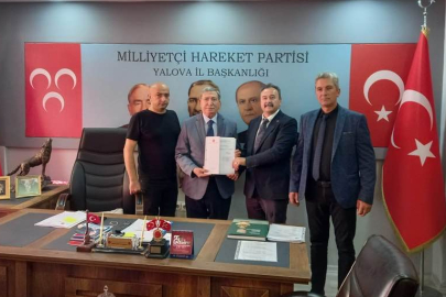 Altınova MHP İlçe Başkanlığına Ramazan Uysal atandı