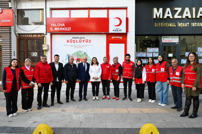 Kaya ve Gürel’den Kızılay’a ziyaret