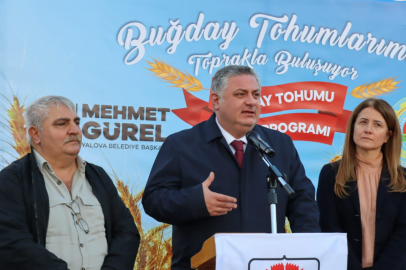 Yalova Belediyesi çiftçilere yerli buğday tohumu dağıttı