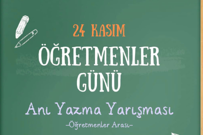 Öğretmenler Arası Anı Yazma Yarışması düzenleniyor