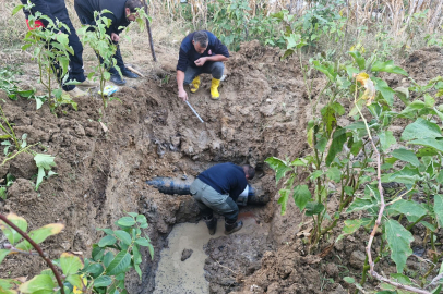 Poyraz Caddesi ana isale hattında meydana gelen arızalar onarıldı