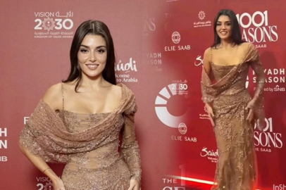 Hande Erçel dünya yıldızlarının arasına adım attı! Ünlü yıldızlarla aynı davette