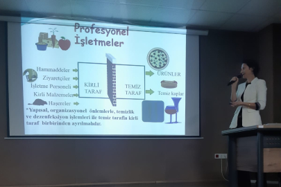 Kantin ve yemekhane çalışanlarına hijyen eğitimi verildi