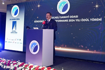 YTSO Başkanı Cemil Demiryürek, Kocaeli Sanayi Odası Ödül Törenine katıldı