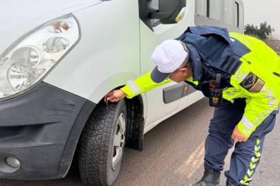 Kış lastiği denetimlerine hız verildi